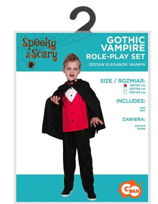 Godan Strój dla dzieci Elegancki Wampir 110/120 cm