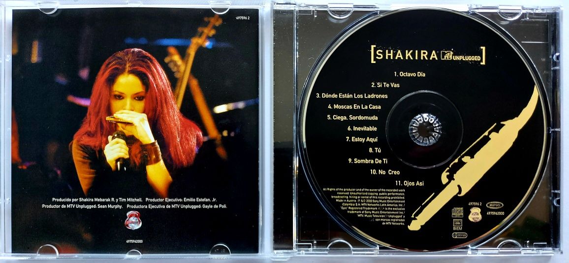 Shakira MTV Unplugged 2000r