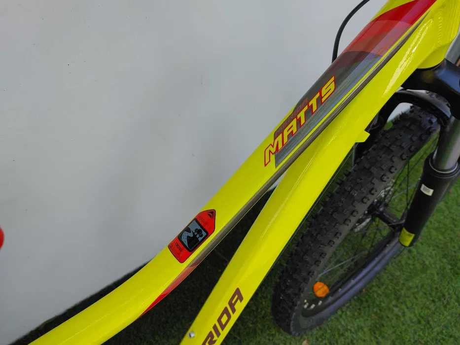Rower MTB MERIDA MATTS 7.20 koło 27,5'' hydraulika limonkowy
