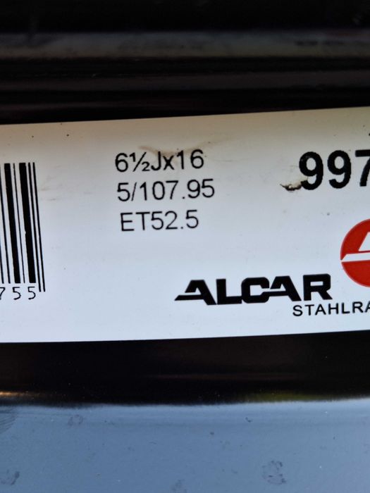 Felgi stalowe VOLVO/FORD 16"