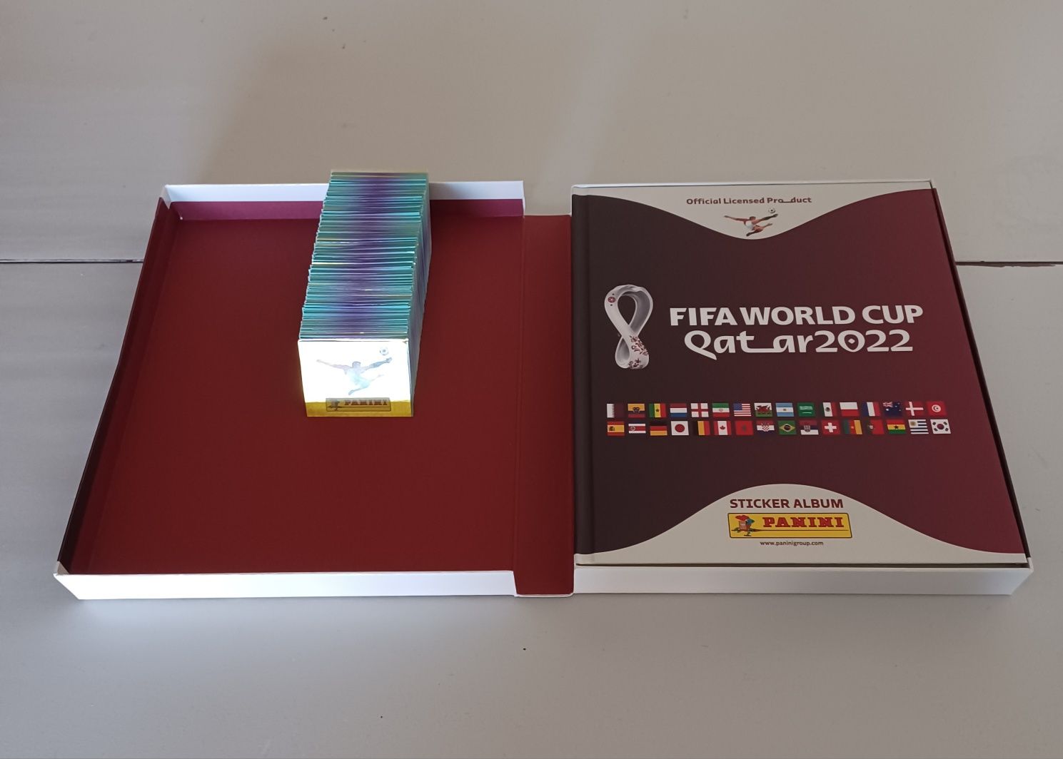 Qatar /Catar 2022 Panini, Tresure Box, coleção completa caderneta dura