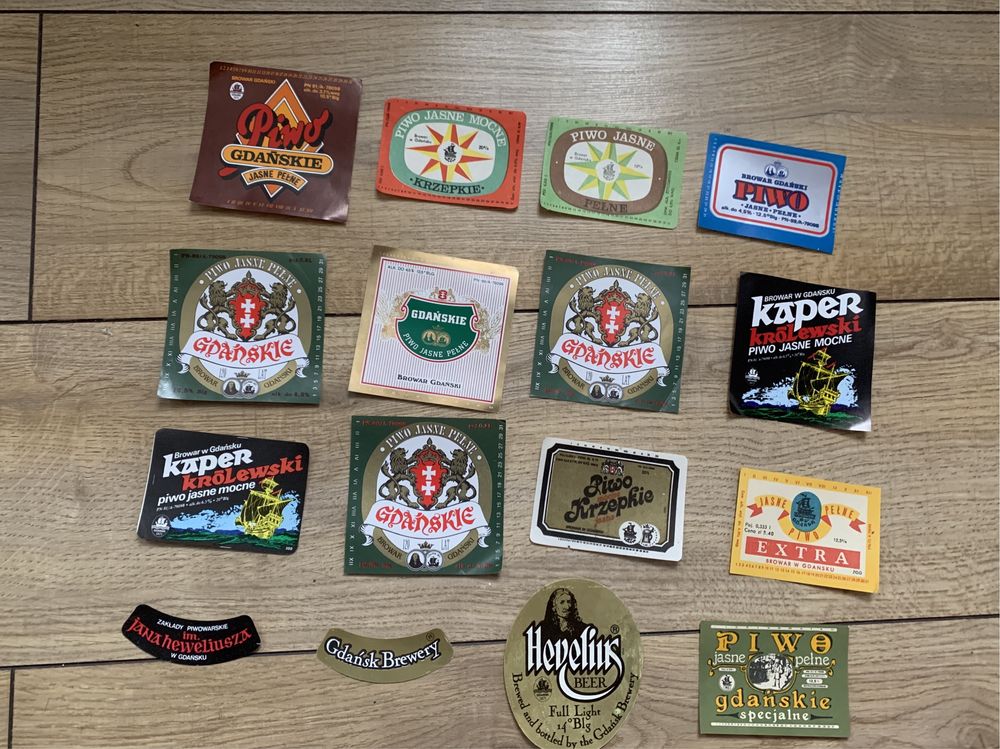 Etykiety Nalepki od piwa dla kolekcjonera