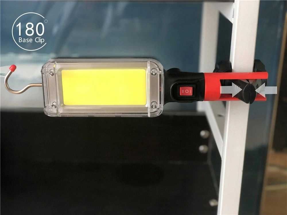 Lampa Latarka Warsztatowa 3W1 LED COB Akumulator