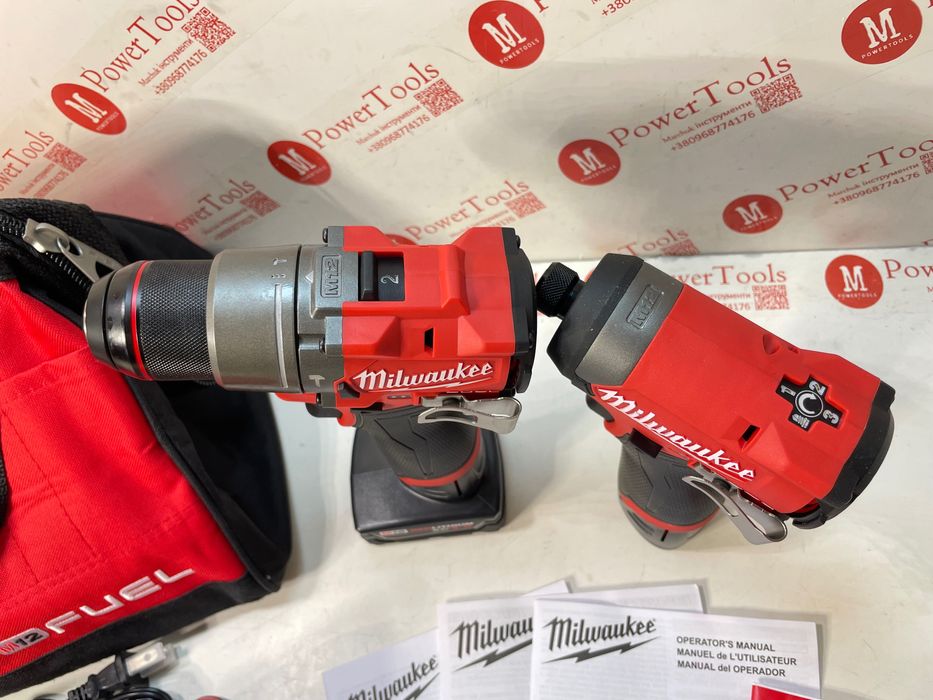 Комплект Milwaukee 3453-20/3404-20/безщітковий імпакт/шуруповерт 12в