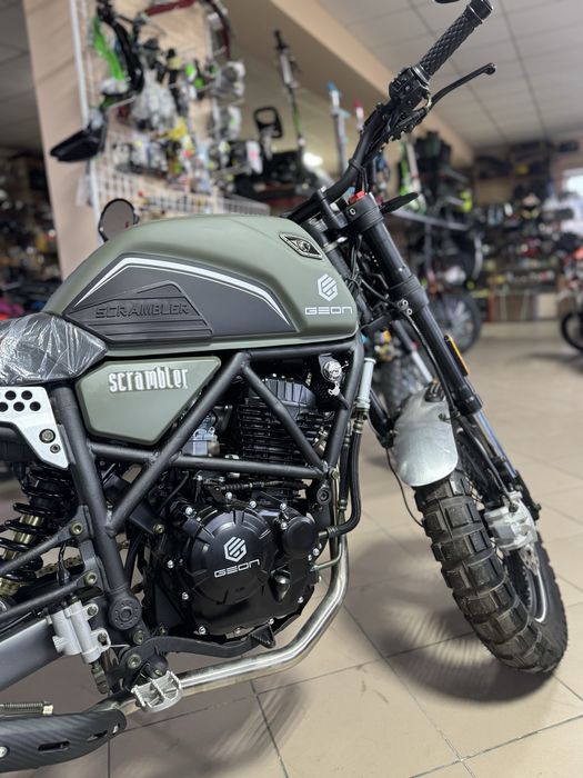 Мотоцикл GEON Scrambler, 250cc. Доставка.