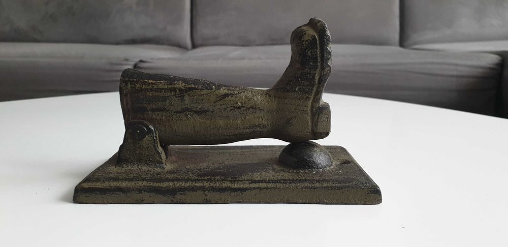 Starocie z Gdyni - Militaria - kołatka do drzwi kuta  kolekcjonerska