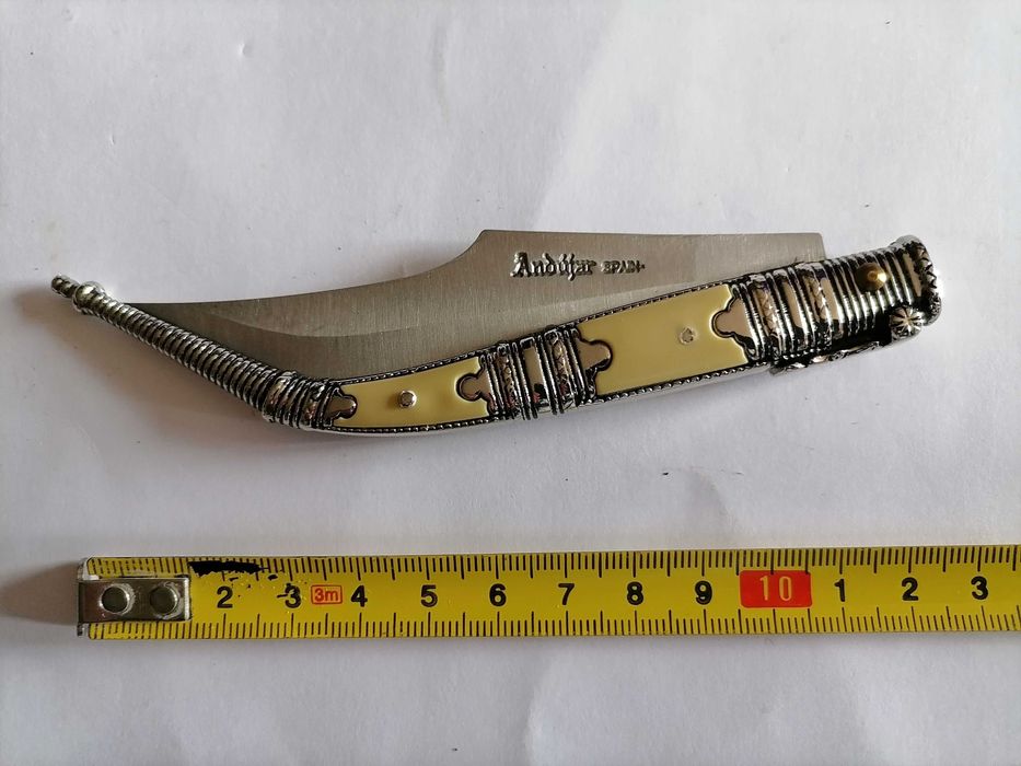 Canivete Coleção/Réplica?- Marca "Andajur"Spain-Cabo Metal e Baquelite