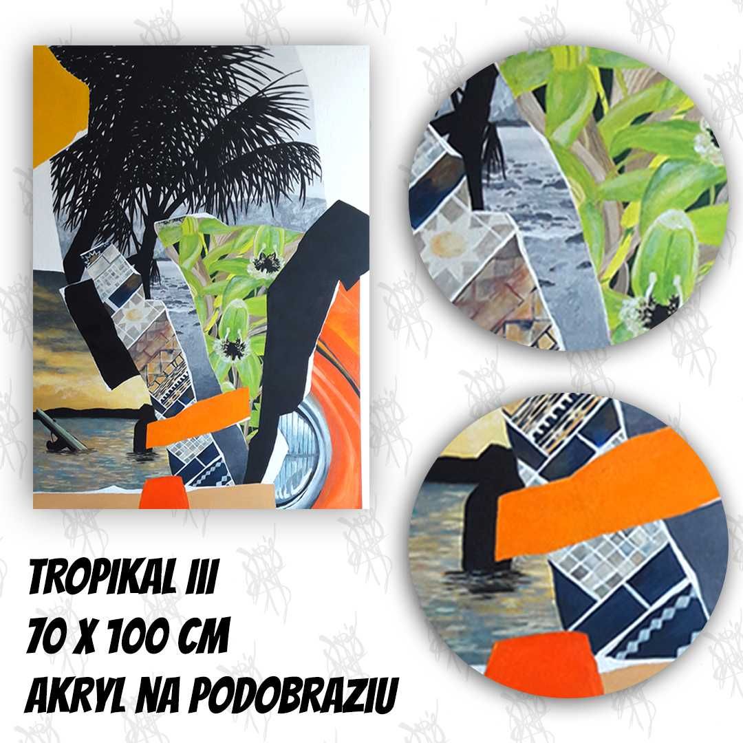 Sprzedam autorski obraz "Tropikal III'