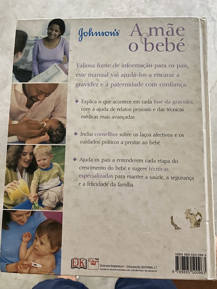 Livro para gravida “A mae e o bebe”