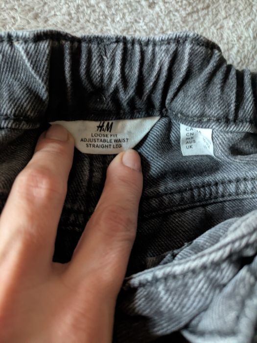 Spodnie jeansowe h&m r.146