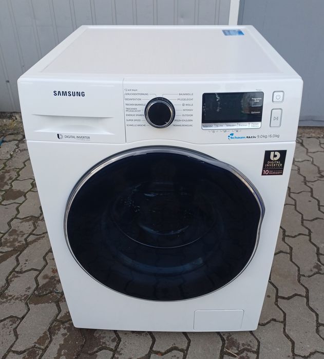 Пральна машина з сушкою Самсунг Samsung WD91J6A00AW 9/6 кг
