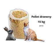 Pellet drzewny 15 kg, jasny outlet