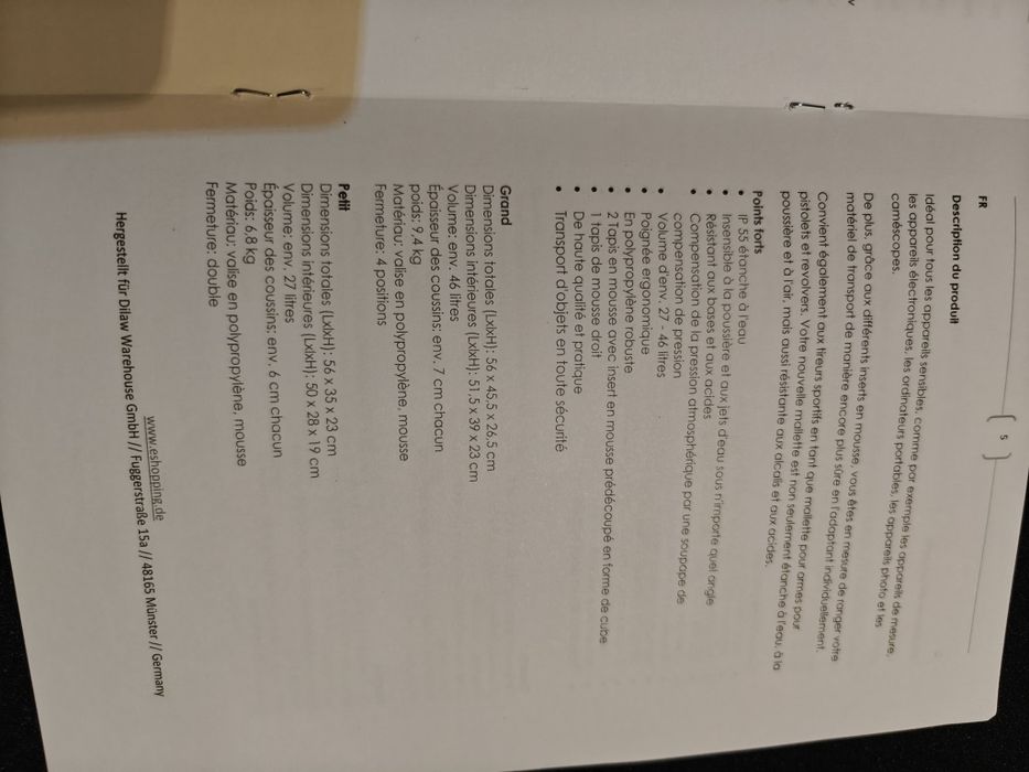 walizka fotograficzna kesser 57l nowa