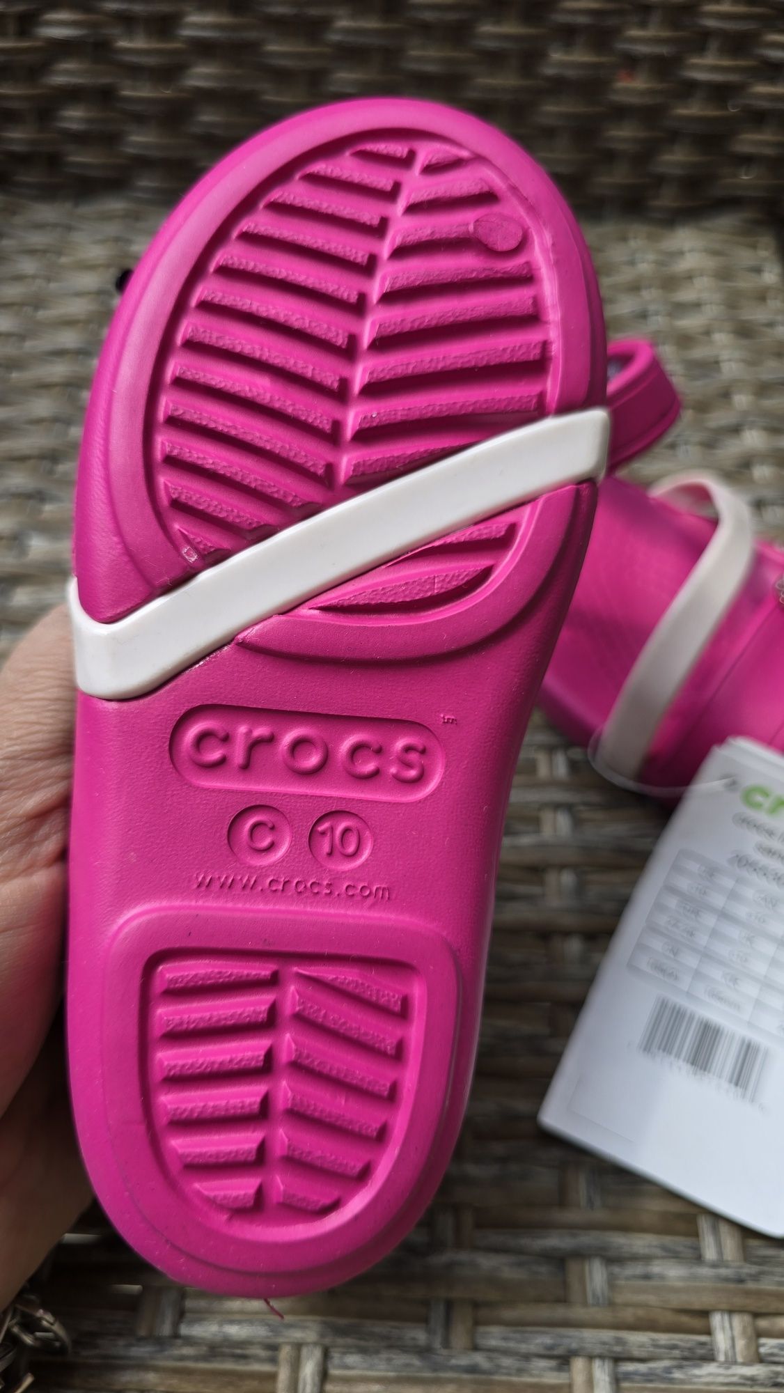 Дівчачі сандалі crocs Lina c 10-27