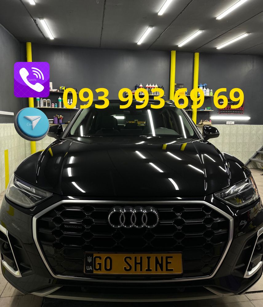 Антихром авто Bi-LED линзы в фары полировка авто нанокерамика Bi led