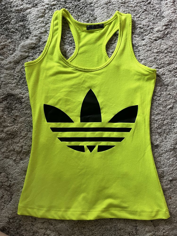 Neonowy Top Adidas