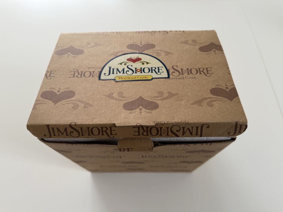 Jim Shore, bałwanek z ptakami, oryginał z 2003 r.