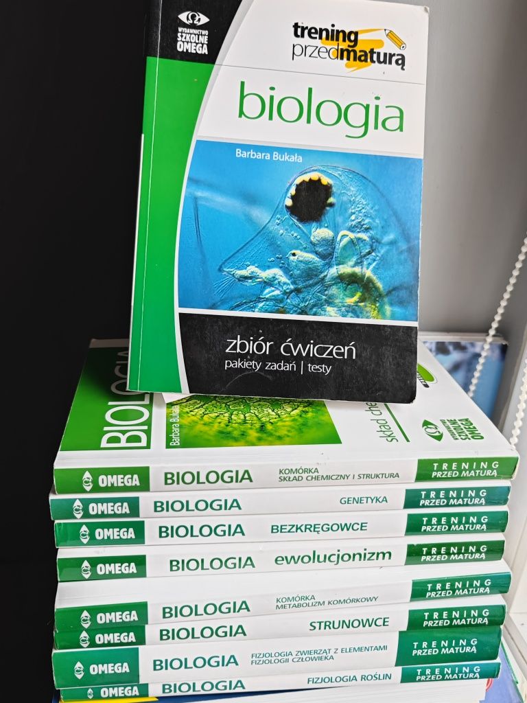 Biologia, zbiór ćwiczeń. Trening przed maturą.