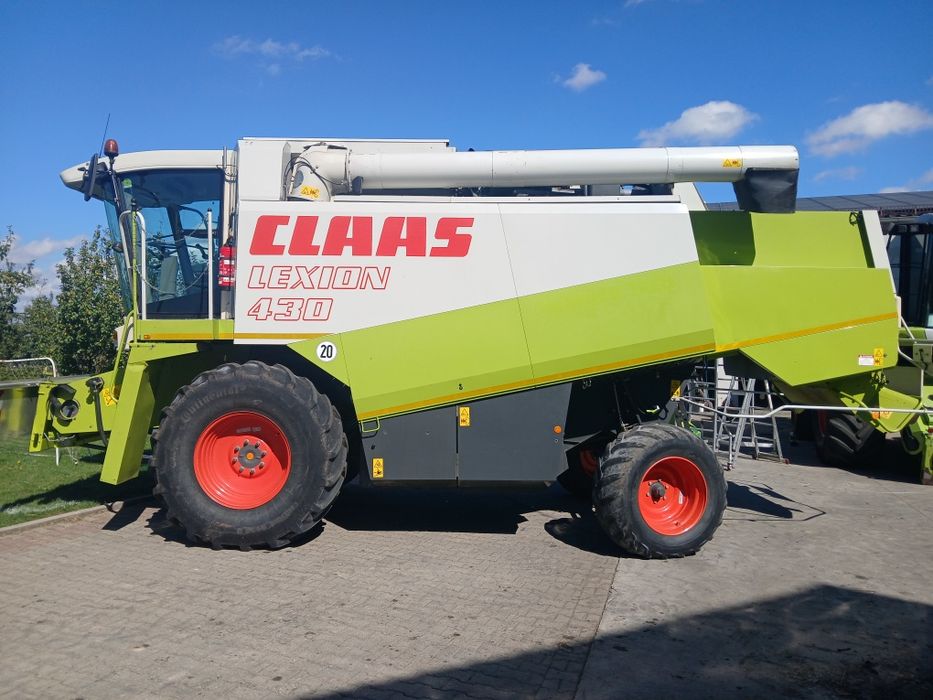 Claas lexion 430 heder 5.4m stan idealny