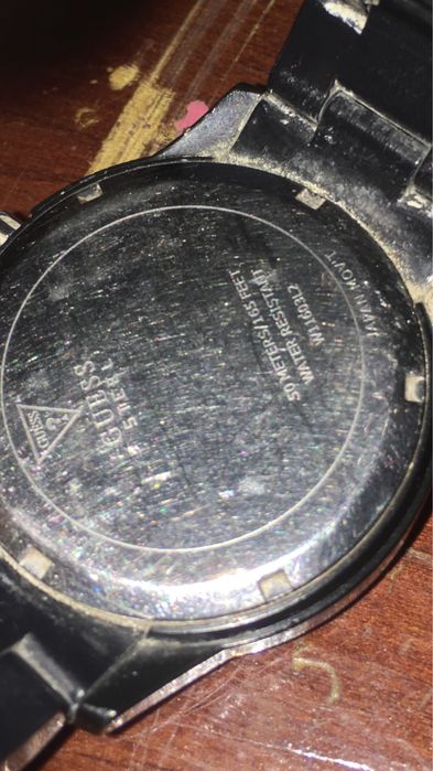 Relogio guess satm preto