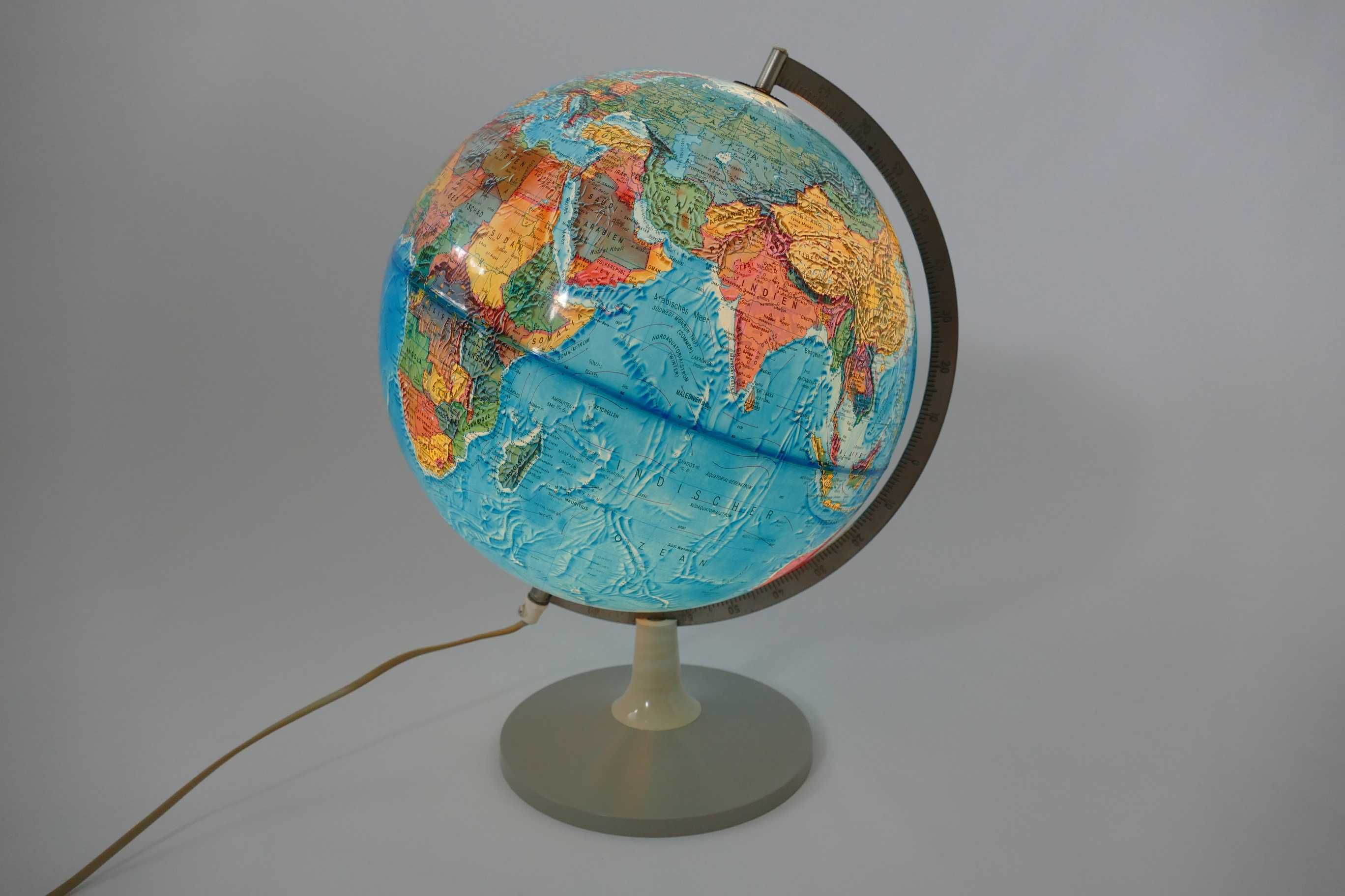Globus podświetlany, Scan Globe, Dania lata 70.
