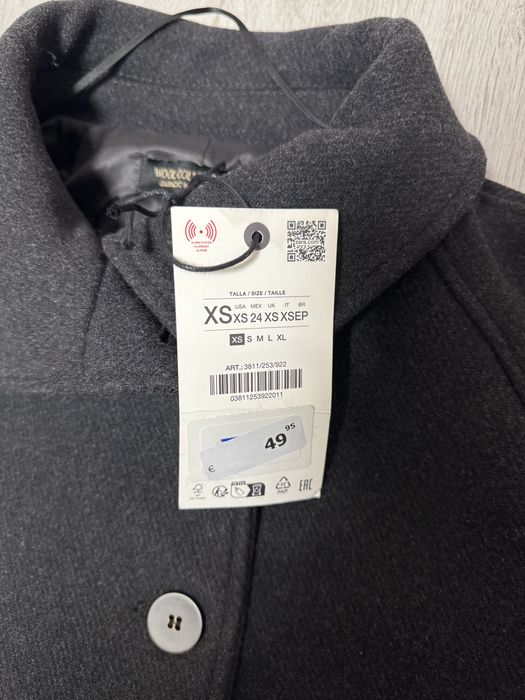 Пальто ZARA оверсайз xs розмір