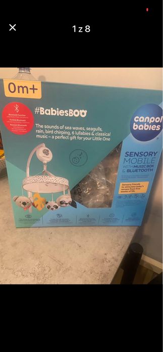 Canpol babies sensoryczna karuzela z pozytywką/Bluetooth BabiesBoo