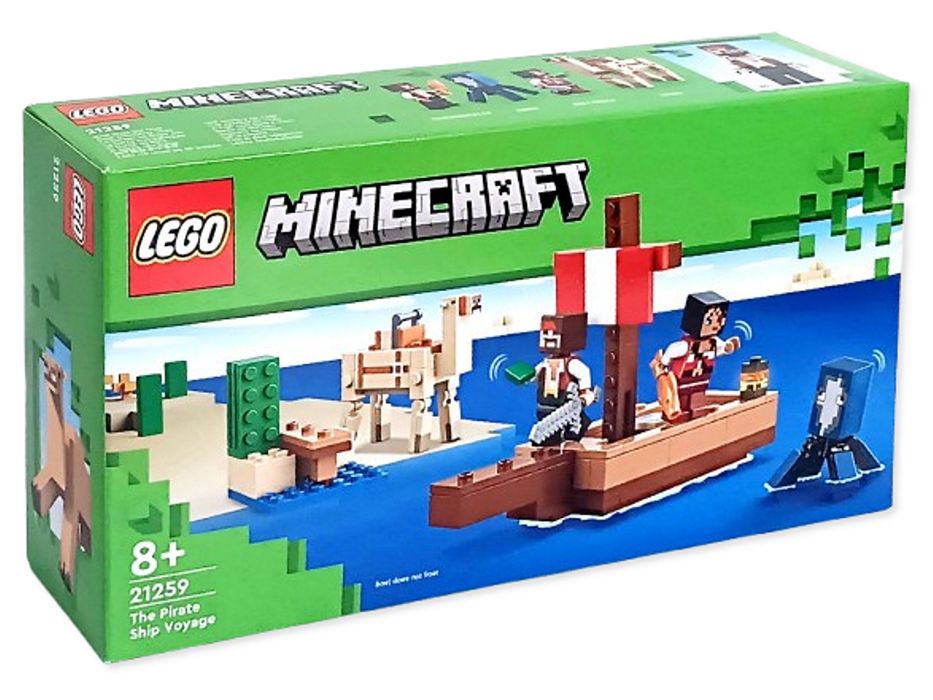 Klocki LEGO Minecraft Rejs statkiem pirackim 21259