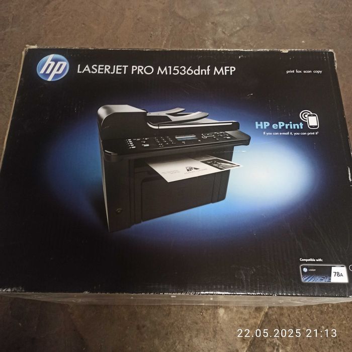 Принтер HP laserjet PRO M1536dnf