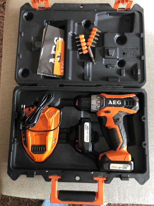 AEG aparafusador berbequim a bateria 12v