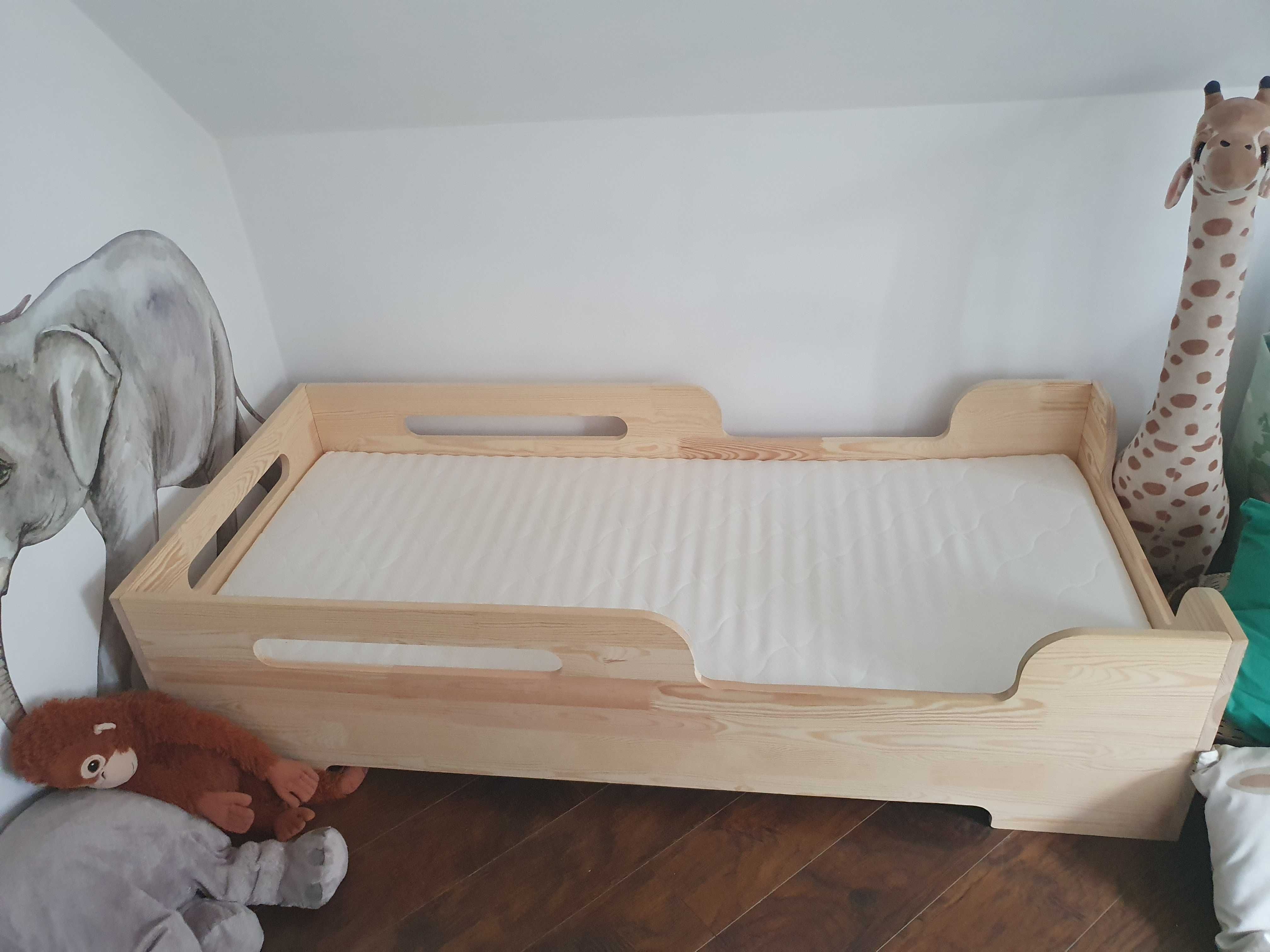 Łóżko dla dzieci 160x70 drewniane sosna - na gwarancji