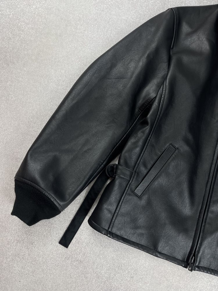 Adidas y-3 pleather bomber jacket куртка унісекс оригінал