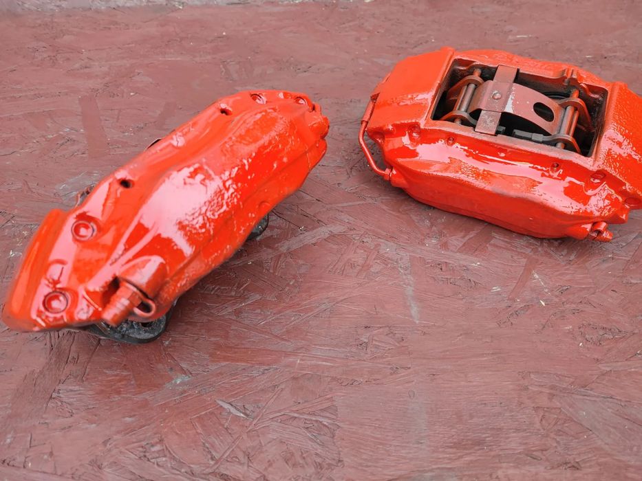 BMW E38 ORYGINALNE ZACISKI PRZEDNIE 4-TŁOKOWE / BREMBO POD V8 LEWY / PRAWY O NR. 1 163 757 / 1 163 758 OEM