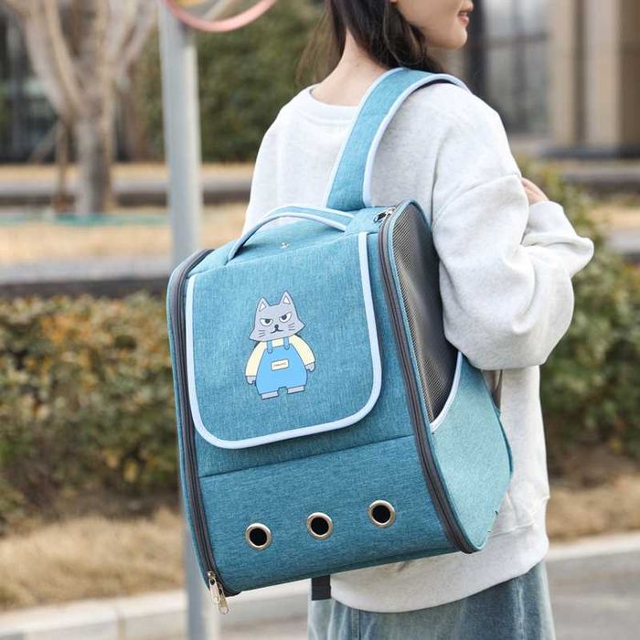 Рюкзак переноска для кота кошки маленькой собаки до 7 кг