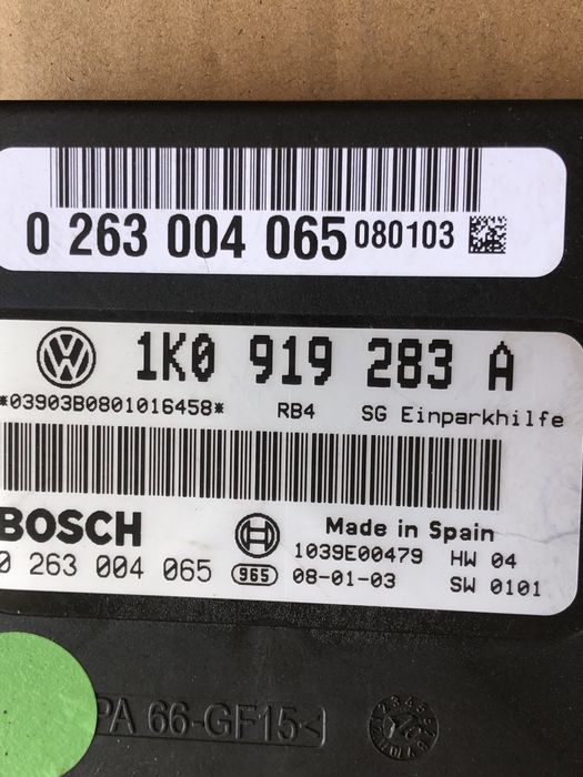 1Z0919475E/B  Блок парктроніка Skoda VW 5J0919475A  1K0919283A