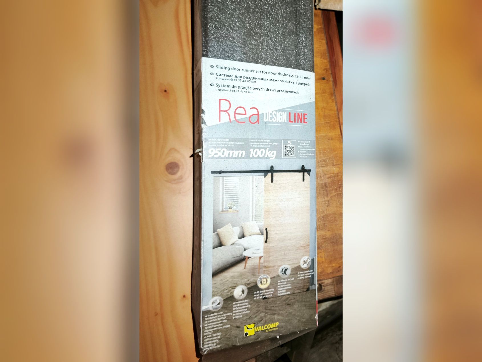 System przesuwny loft – nowy - do montażu drzwi przesuwnych, Valcomp