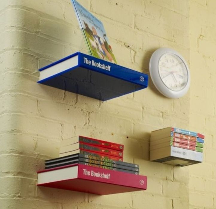 Niewidzialna półka na książki (zestaw 8 szt)