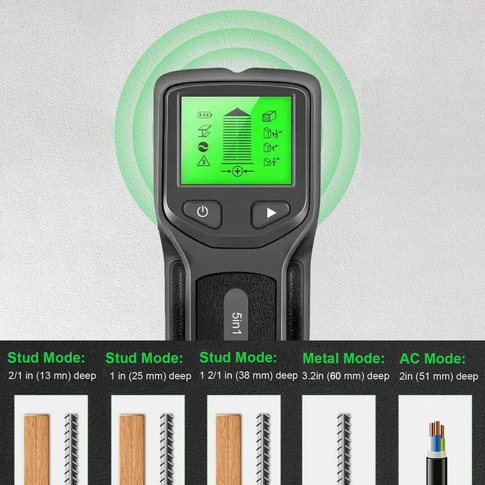 Электрический детектор коммуникаций - стен, дерева, металла и проводки