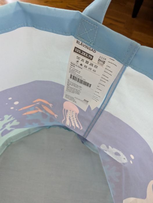 BLÅVINGAD Ikea torba kosz do przechowywania zabawek
Torba, wzór zwierz