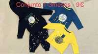 Conjunto roupa bebé menino