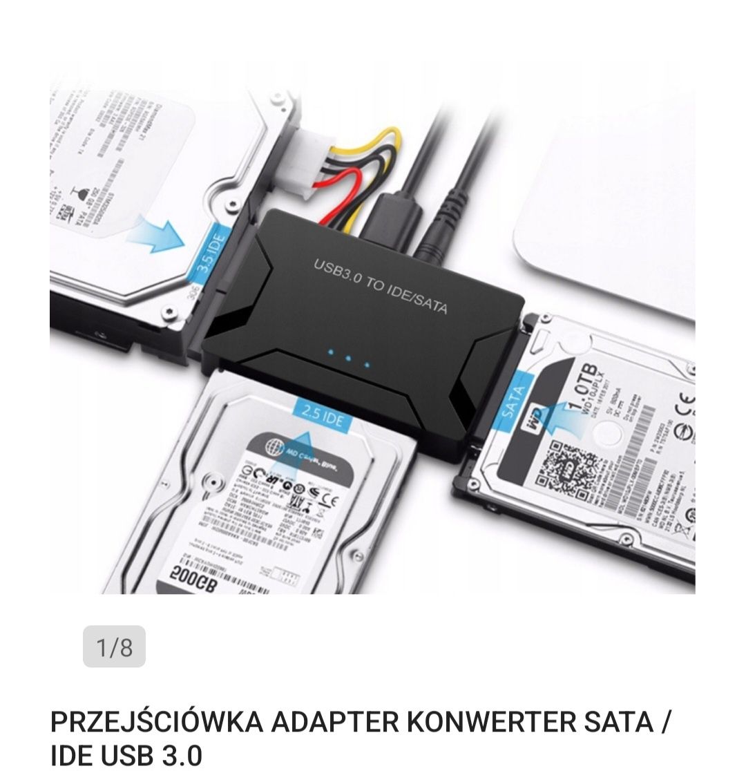 Przejściówka adapter konwerter sata/idę usb 3.0