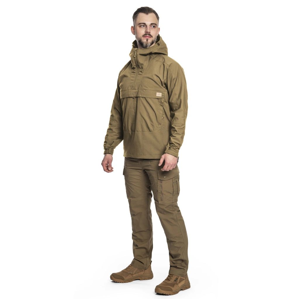 Анорак демисезонный Helikon Woodsman Anorak -Coyote,тактическая куртка