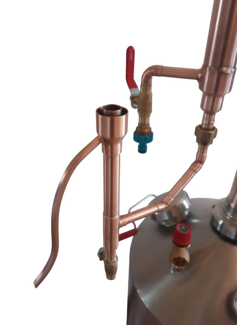 Destylator bimbrownica do domowych alkocholi. Miedziany Pot-Still.