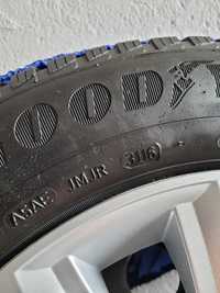 Goodyear 4 koła zimowe. Opony i Felgi Stalowe 195/65/15 komplet