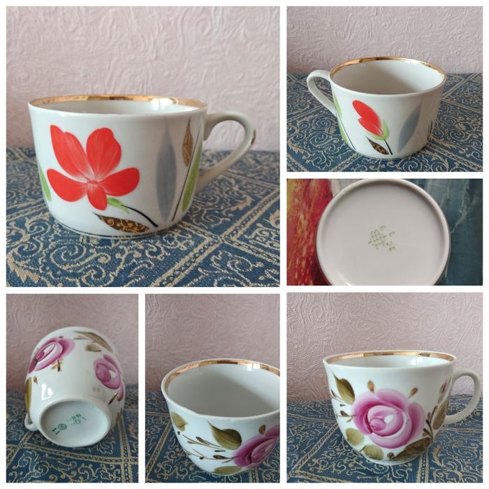 Чашки времён СССР, винтаж