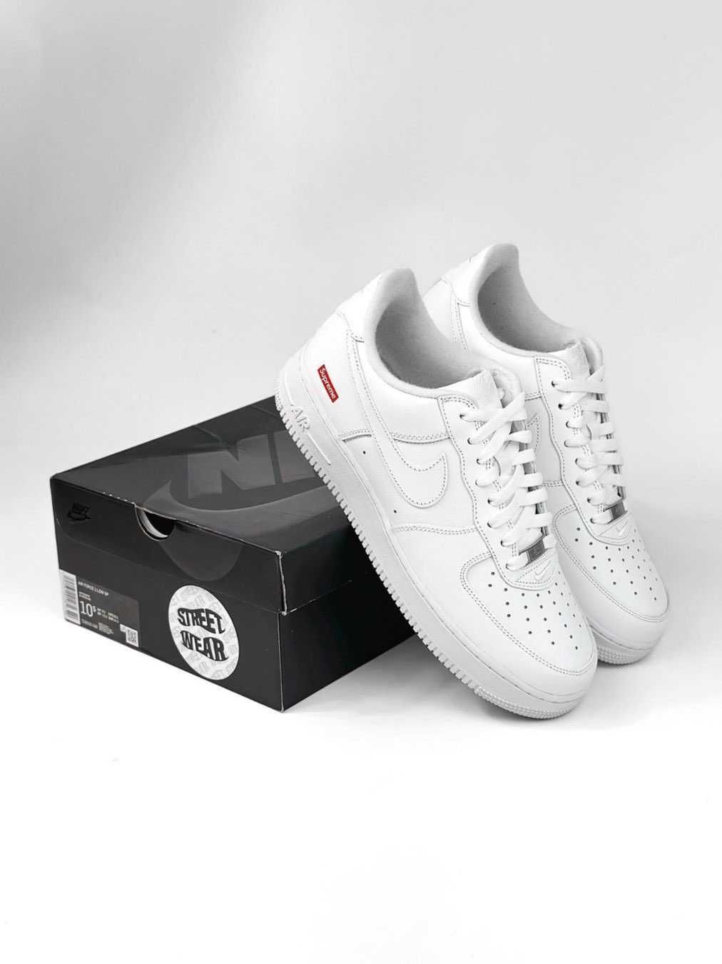 Buty trampki męskie NikeAirForceXsupremeCU9225Biały r.45