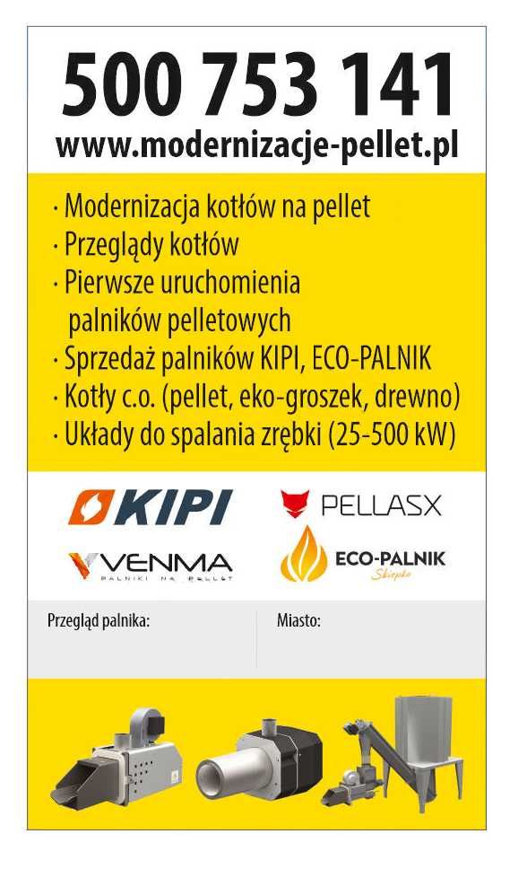 Układ na zrębki drewniane z drzewa 500 kW zapalarka BIOMAXI