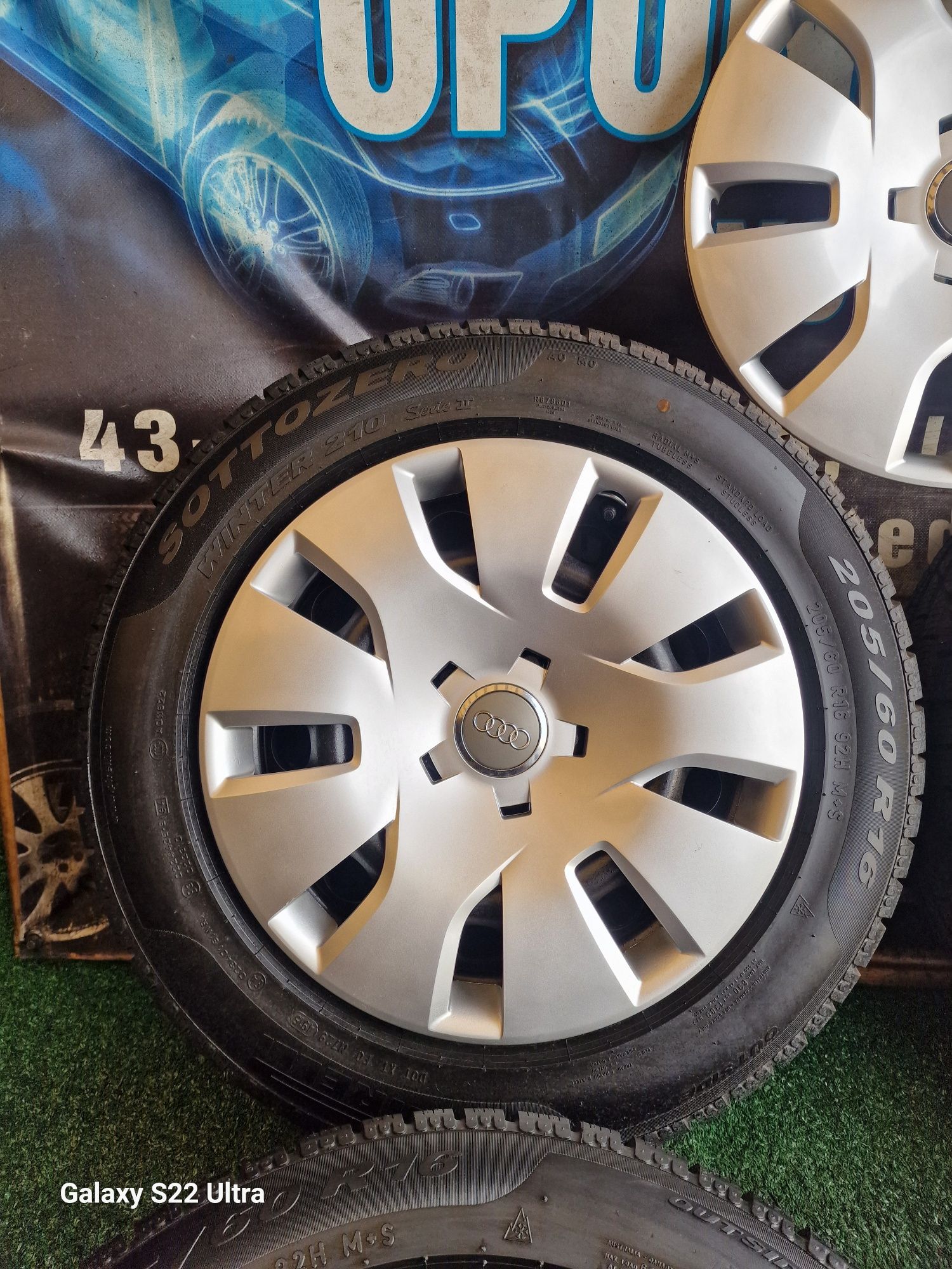 Koła zimowe 16 5×112 Audi A4 B8 B9 A6 C7 C8 Nowe 66.6mm 205/60/16 Orgi