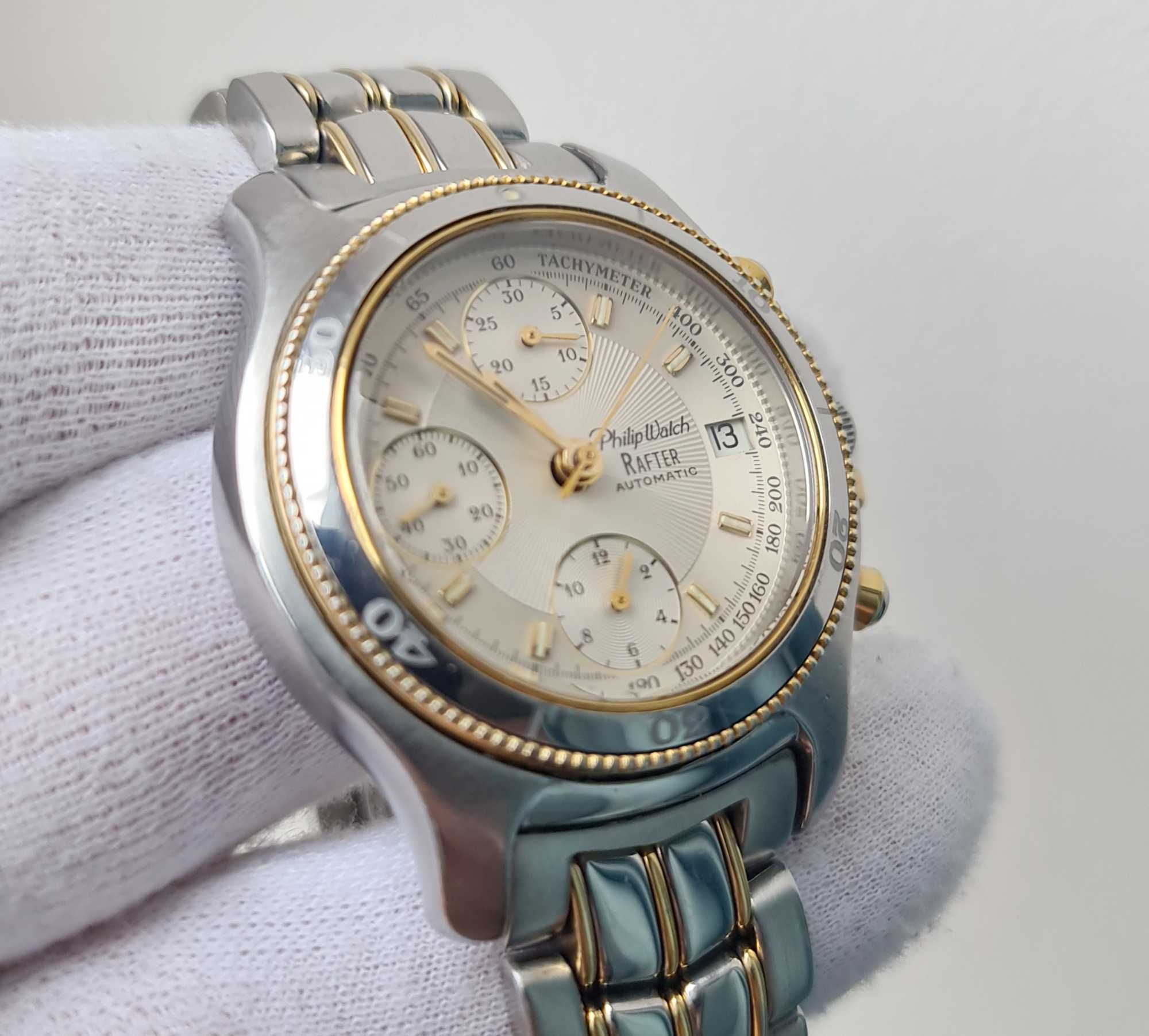 Чоловічий годинник часы Philip Watch Rafter Chronograph Automatic 7750