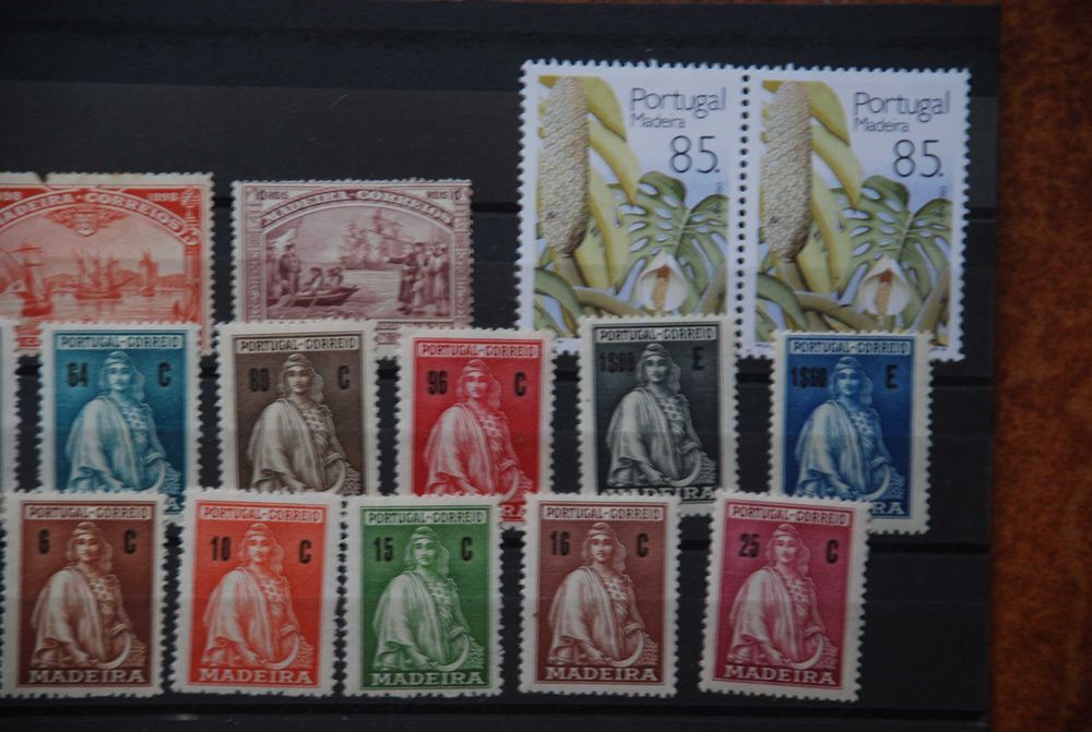 Lote de selos Madeira
